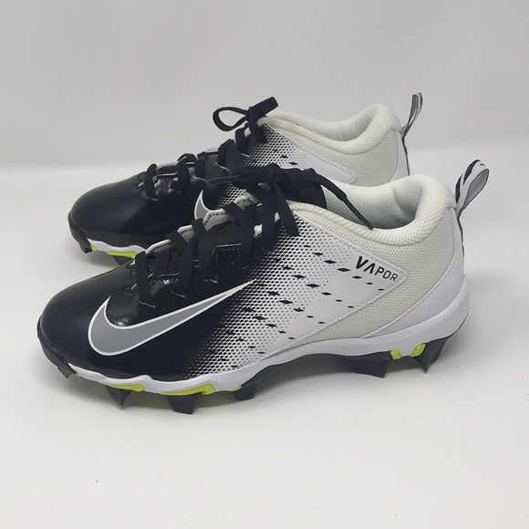 Nike Vapor Shark 3 Black White Football Cleats - Picture 6 of 10
